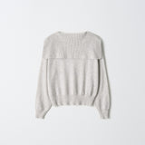 Sailor Collar Top_Grey