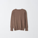 Classic Crew Neck Sweater_Mocha