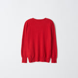 Classic Crew Neck Sweater_Chili Red
