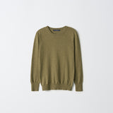 Classic Crew Neck Sweater_Olive