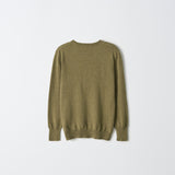 Classic Crew Neck Sweater_Olive