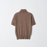 High Neck Shortsleeve_Mocha