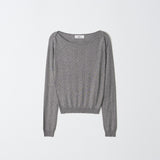 [MJ Collection]Cashmere Blended Boatneck T-Shirt
