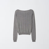[MJ Collection]Cashmere Blended Boatneck T-Shirt