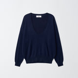 [MJ Collection]Deep U Neck Sweater