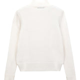 Simple High Neck Sweater_Vintage White