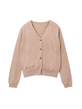Sleeveless Top & Cardigan Set_Camel