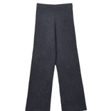 [Cafe Leandra] Straight Fit Pants_Graphite