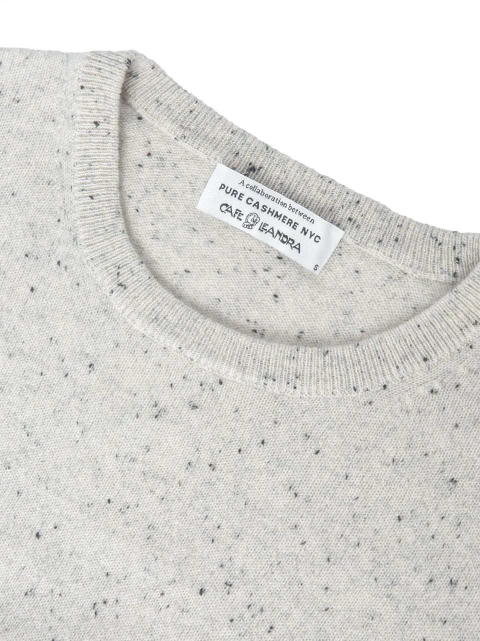 [Cafe Leandra] Unisex Crew Neck Sweater - Fossil - Pure Cashmere NYC - image 7