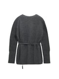 Wrap Cardigan_Graphite