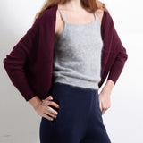 Shrug Cardigan_Burgundy