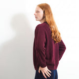 Shrug Cardigan_Burgundy