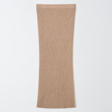 Cashmere Ribbed Long Skirt