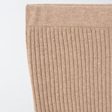 Cashmere Ribbed Long Skirt