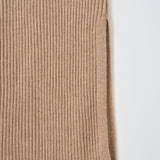 Cashmere Ribbed Long Skirt