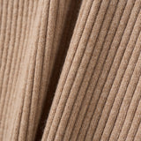 Cashmere Ribbed Long Skirt