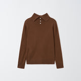 Blanca Cashmere Back Button Turtleneck Sweater