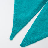 Triangle Scarf_M_Turquoise