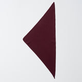 Cashmere Triangle Scarf_M_Burgundy