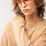 Men Crew Neck Sweater_Camel