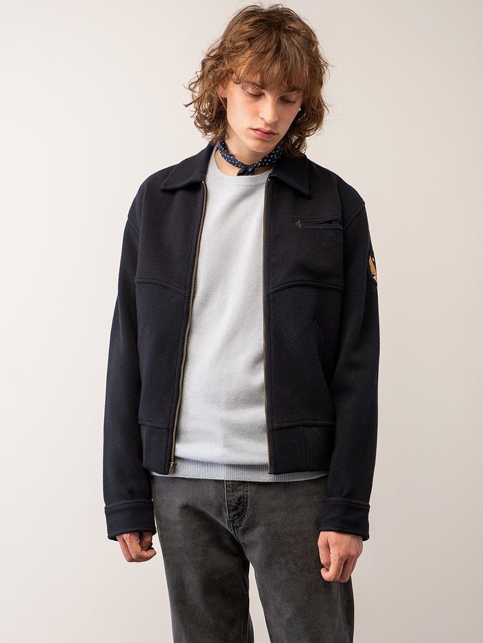 Men Crew Neck Sweater_Baby Blue