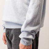 Men Crew Neck Sweater_Baby Blue