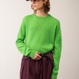 Men Crew Neck Sweater_Green