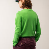 Men Crew Neck Sweater_Green