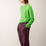 Men Crew Neck Sweater_Green