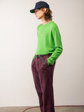 Men Crew Neck Sweater_Green