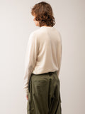 Men Crew Neck Sweater_Vintage White