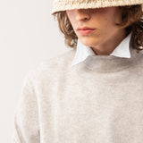 Men Mockneck Sweater_Grey