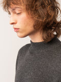 Men Mockneck Sweater_Graphite