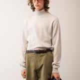 Men Turtleneck Sweater_Grey