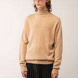Men Turtleneck Sweater_Camel