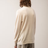 Men Turtleneck Sweater_Vintage White