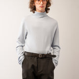 Men Turtleneck Sweater_Baby Blue