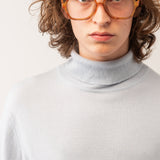 Men Turtleneck Sweater_Baby Blue