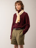 Men Turtleneck Sweater_Burgundy