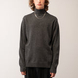 Men Turtleneck Sweater_Graphite