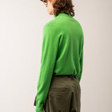 Men Turtleneck Sweater_Green