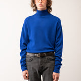 Men Turtleneck Sweater_Royal Blue