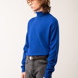 Men Turtleneck Sweater_Royal Blue