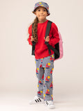 Kids Crew Neck Sweater_Red