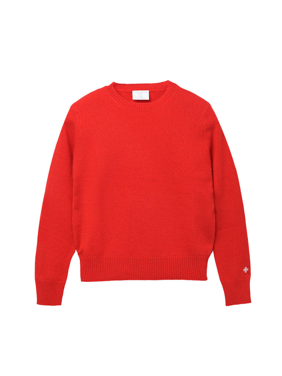 Kids Crew Neck Sweater_Red