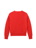Kids Crew Neck Sweater_Red