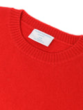 Kids Crew Neck Sweater_Red