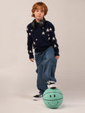 Kids Star Jacquard Sweater_Navy