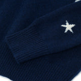 Kids Star Jacquard Sweater_Navy