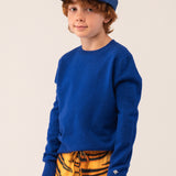 Kids Crew Neck Sweater_Royal Blue